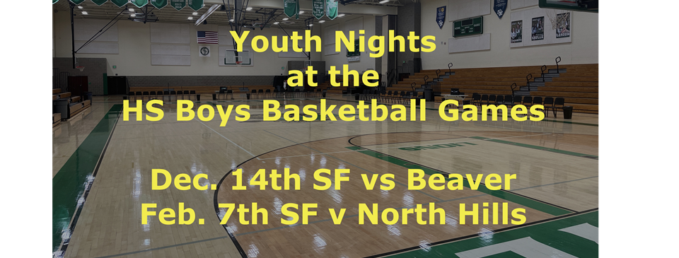 Save the Date - Youth Nights