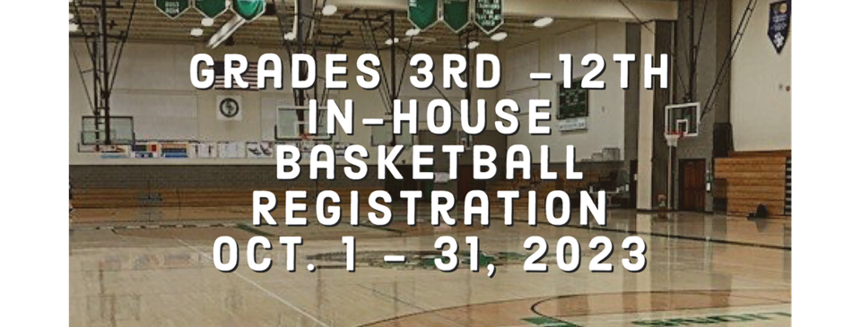 2023 - 2024 In-House Rec Basketball Registration